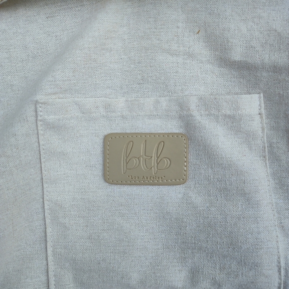 NWOT BTB Los Angeles Bahama Mama Raffia Tote W/Cute Flower Trio - Picture 3 of 7